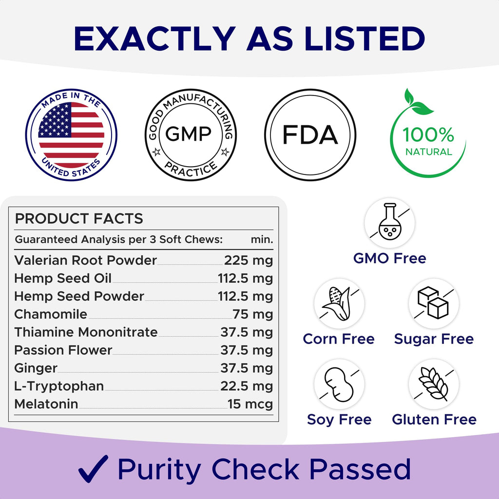 Calming Chews for Dogs 60Ct V6089
