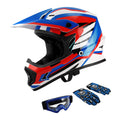 Youth Kids DOT Approved Full Face Motocross Helmet Y9524