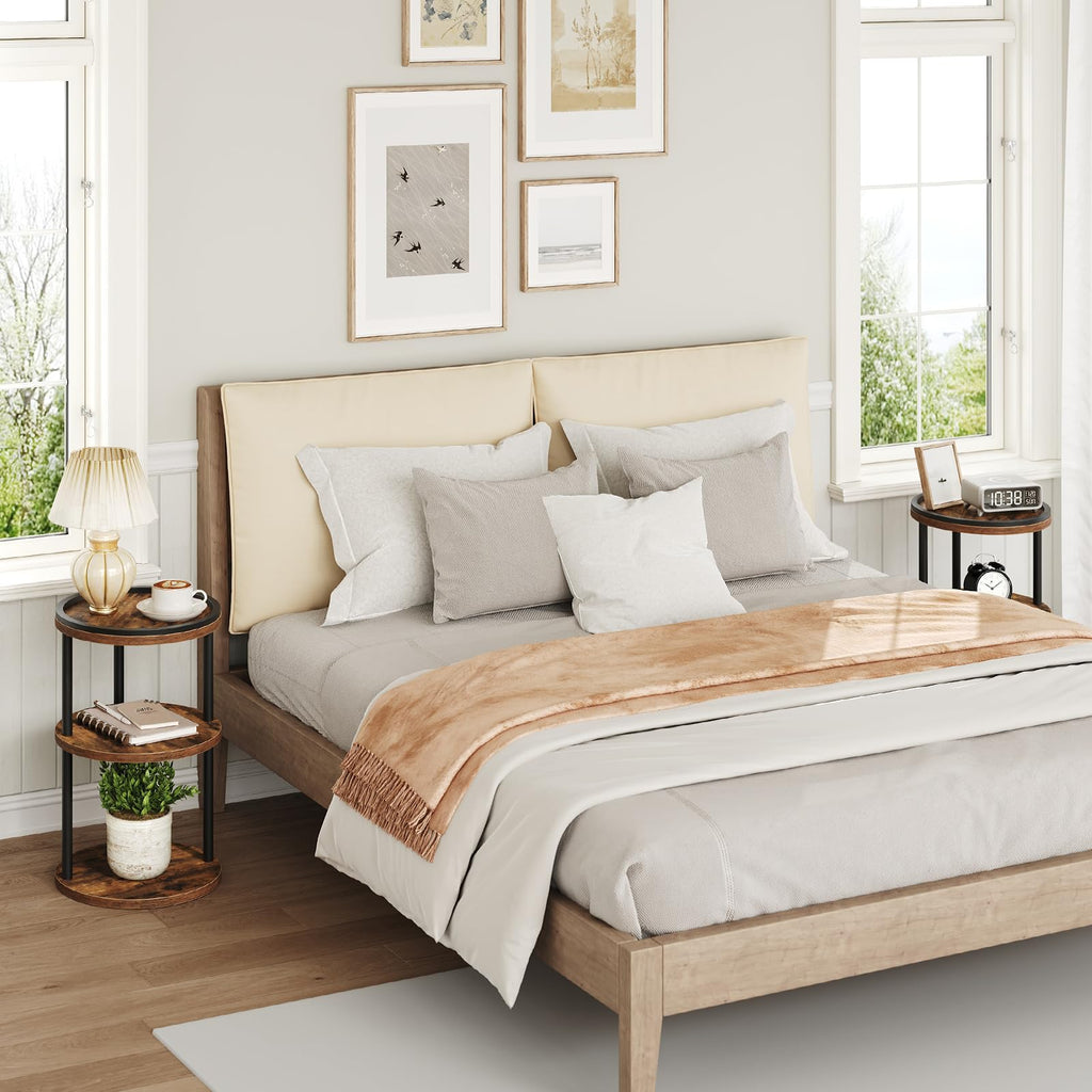 Small Round 3-Tier Side Table E197
