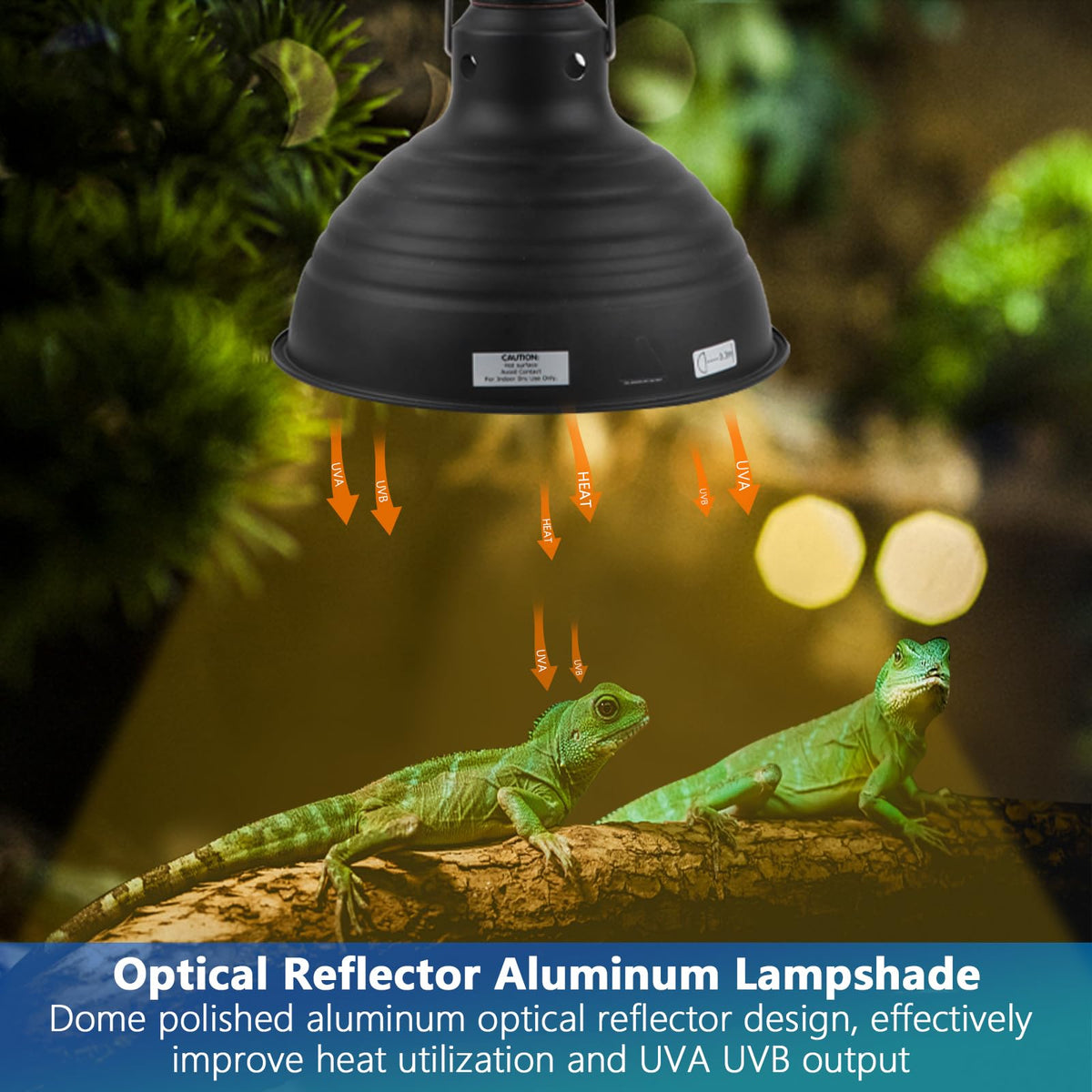 8.5 Inch Reptile Heat Lamp Fixture E26 Base M578303