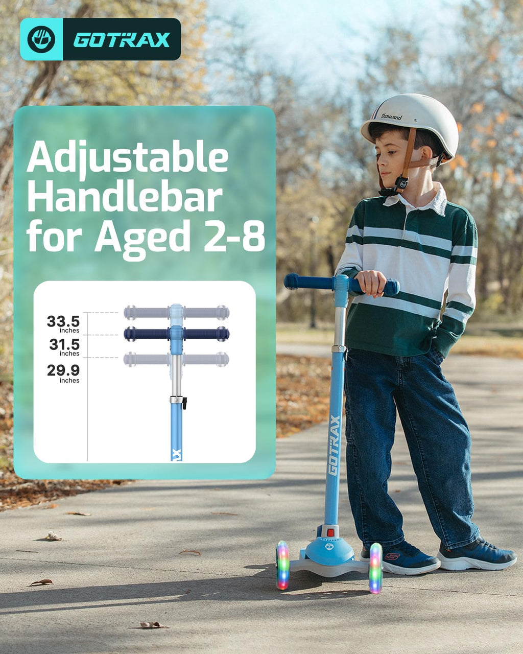 Kids 3 Wheels Kick Scooter R6363