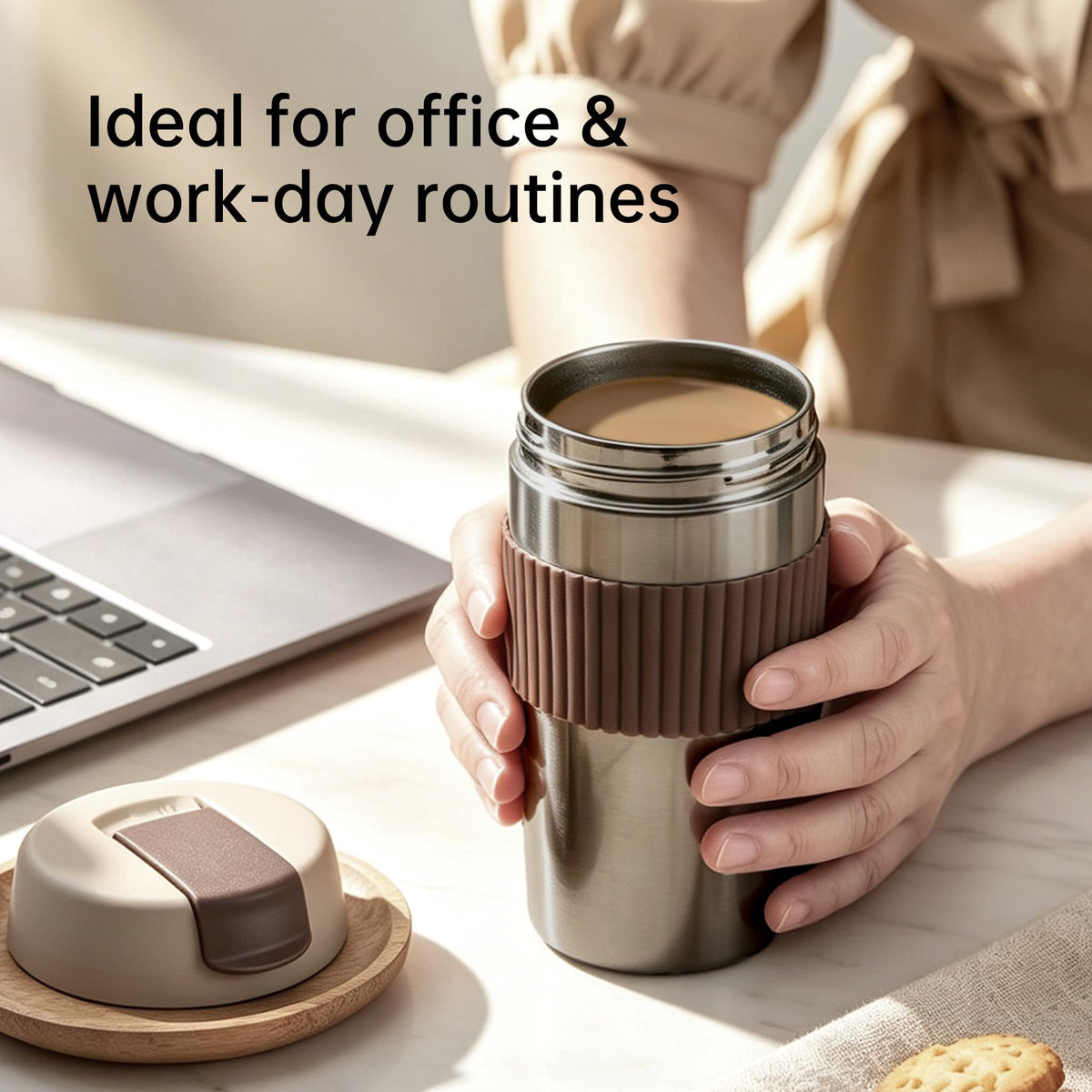 Stainless Steel Insulated Coffee Travel Mug 16oz G92037