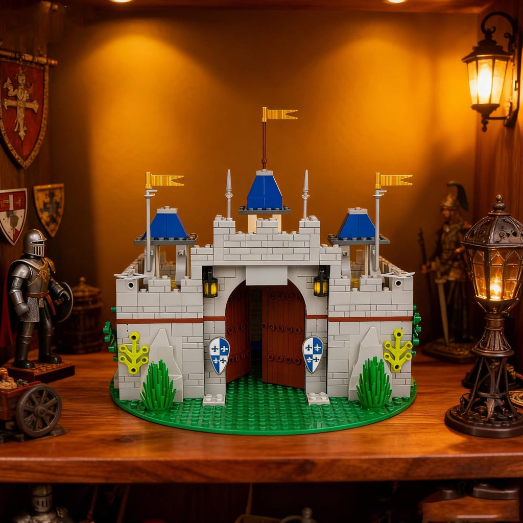 Medieval Knight Castle Building Blocks Set with 12 Knights Figures K2608