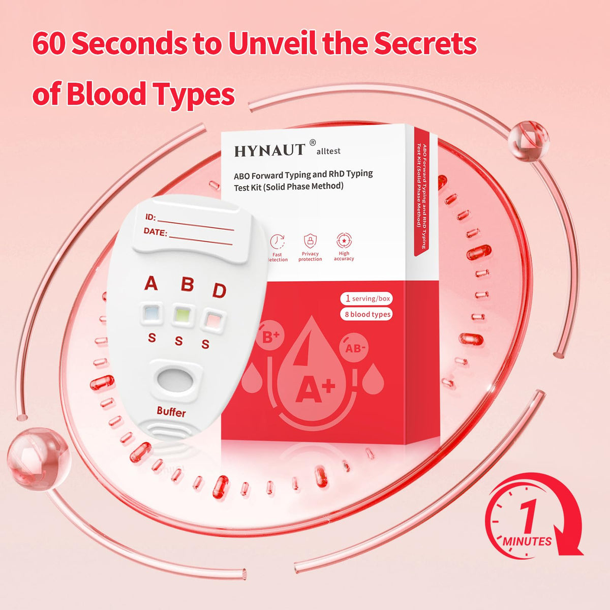 Blood Group Testing Kit 3 Test Kit C2179