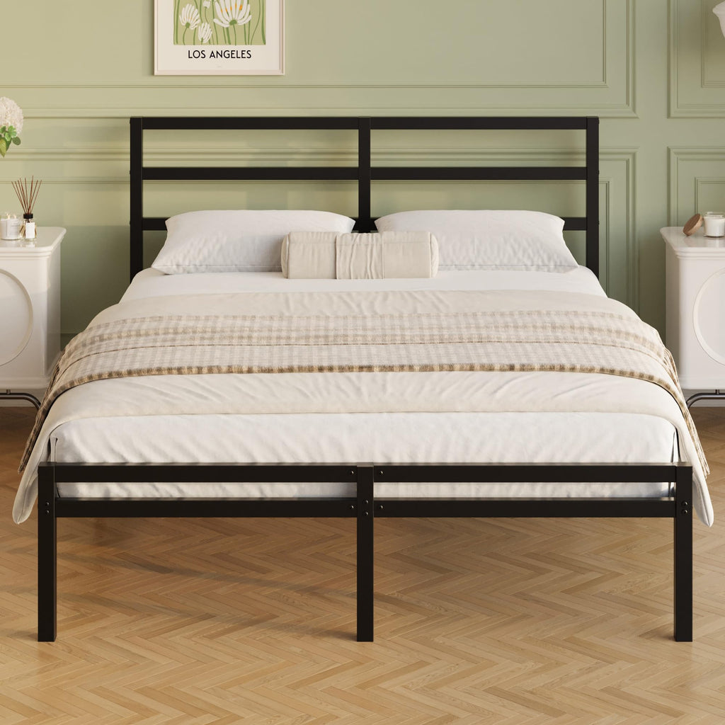 12 Inch Full Size Bed Frame with Headboard and Footboard Y994765