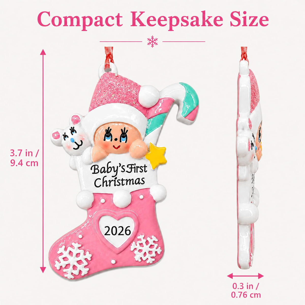 Baby's First Christmas Ornament 2026 I377