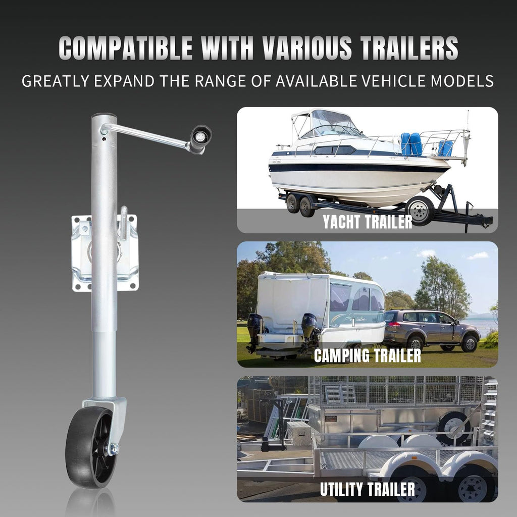 Boat Trailer Jack with Single Wheel, 1000 Lbs. Capacity Q2169