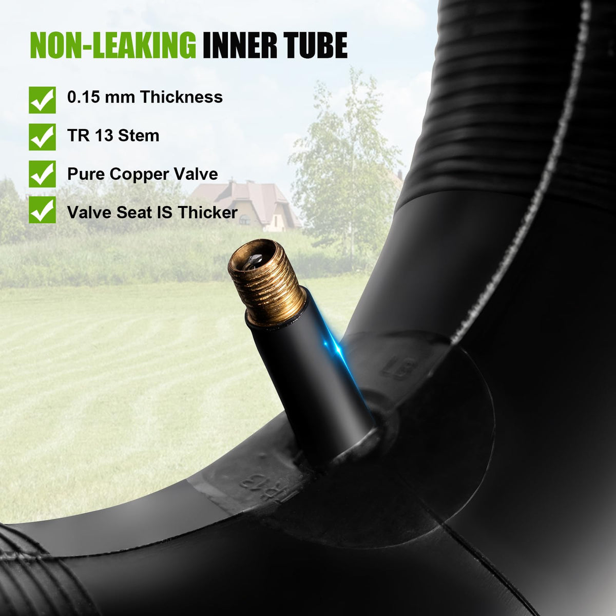 15x6.00-6 Lawn Mower Tire and Inner Tube 2PCS A7942