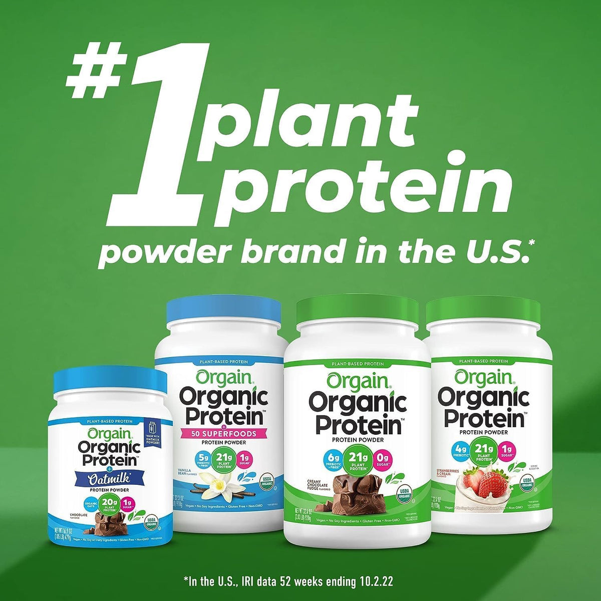 Organic Vegan Protein Powder Chocolate Peanut Butter and Vanilla Bean 4.06 Lbs K950921