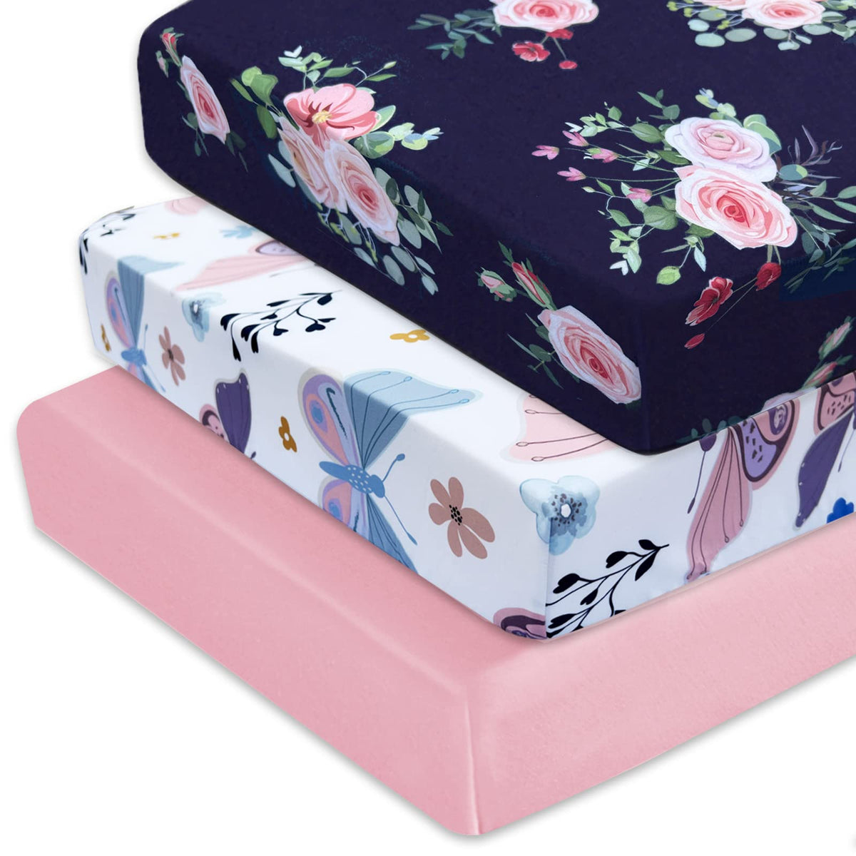 3 Pack Soft Crib Sheets 28'' X 52'' Microfiber S63920