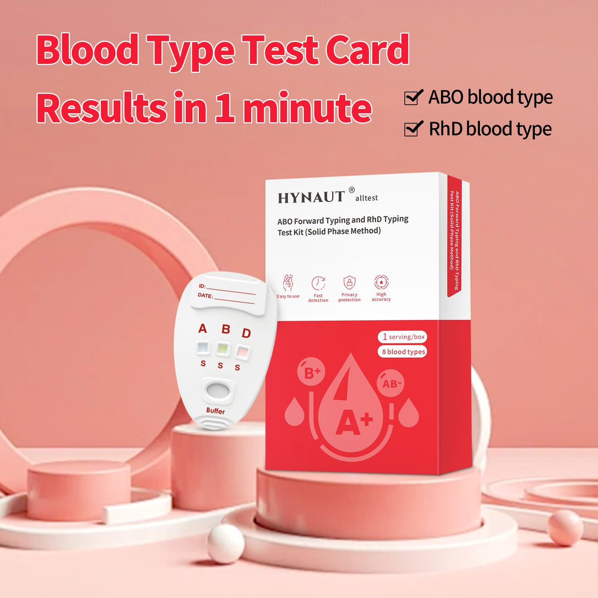 Blood Group Testing Kit 3 Test Kit C2179
