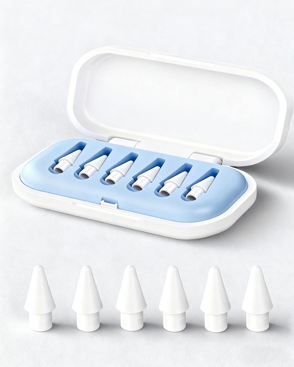 6 Pack Replacement Pencil Tips with Case M90967