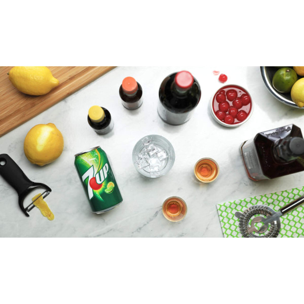 Zero Sugar 7-Up Soda, 12 Oz (Pack of 24) T27712