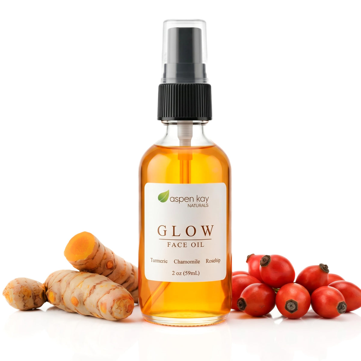 Turmeric Rosehip Camellia Vitamin C Face Oil 2 oz A30503