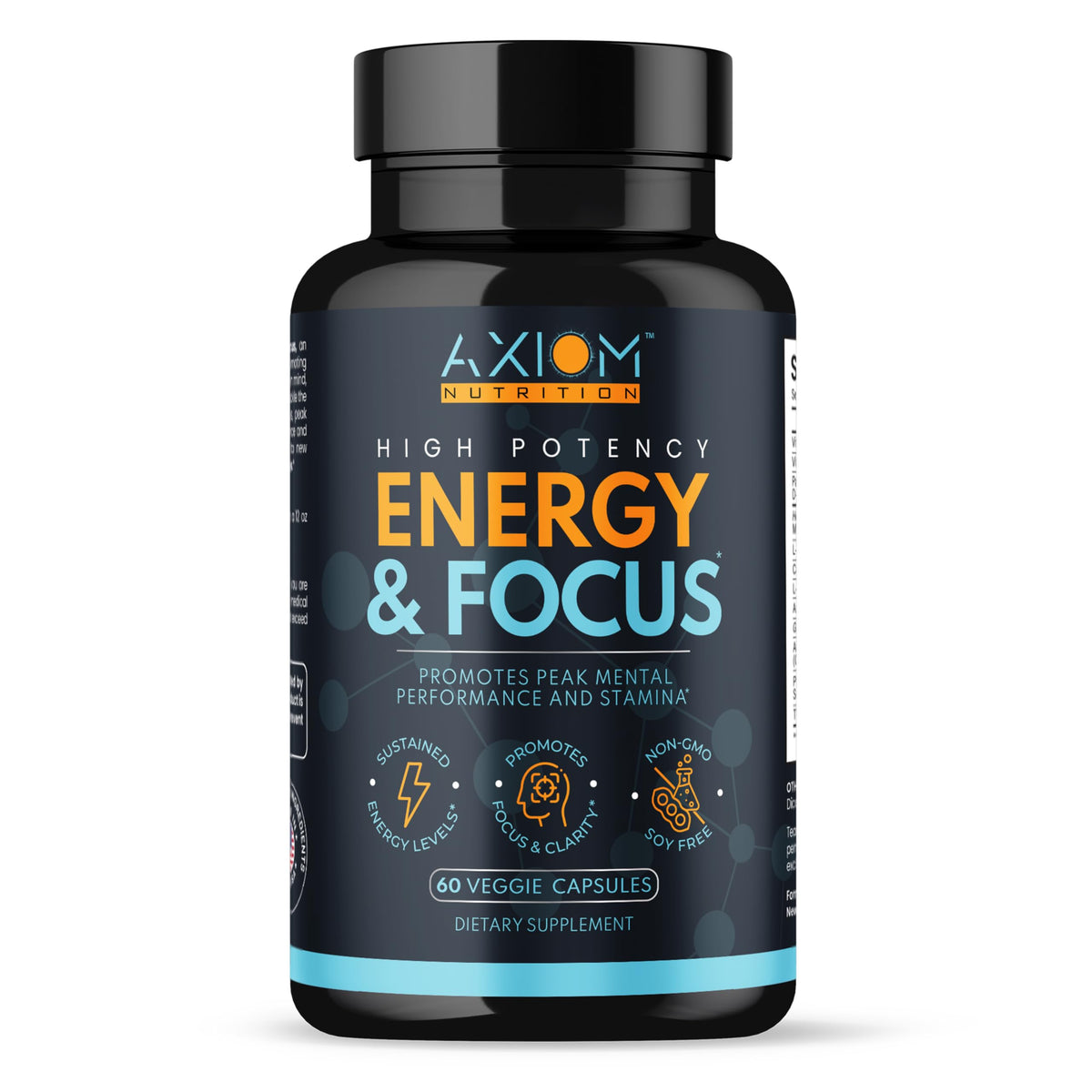 200mg Caffeine Lions Mane Mushroom 60 Capsules Q346