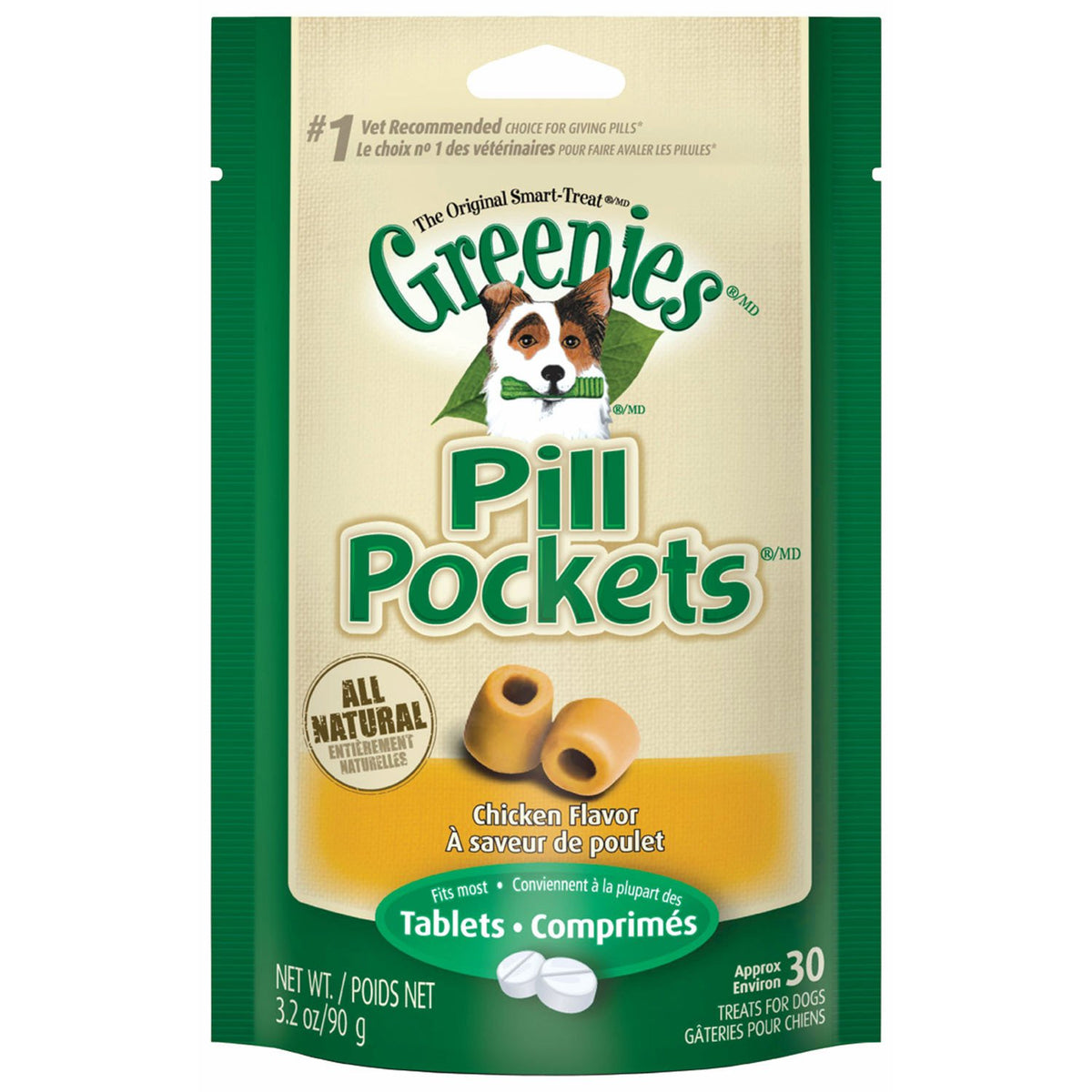 Chicken Flavor Pill Pockets 30 Count 3 Pack G913