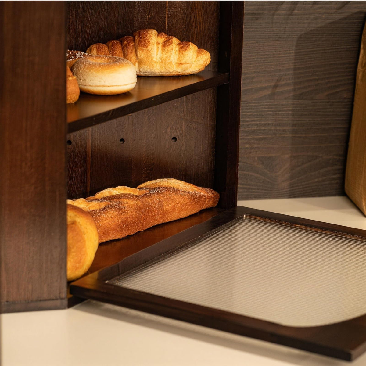 Wood Bread Box C469