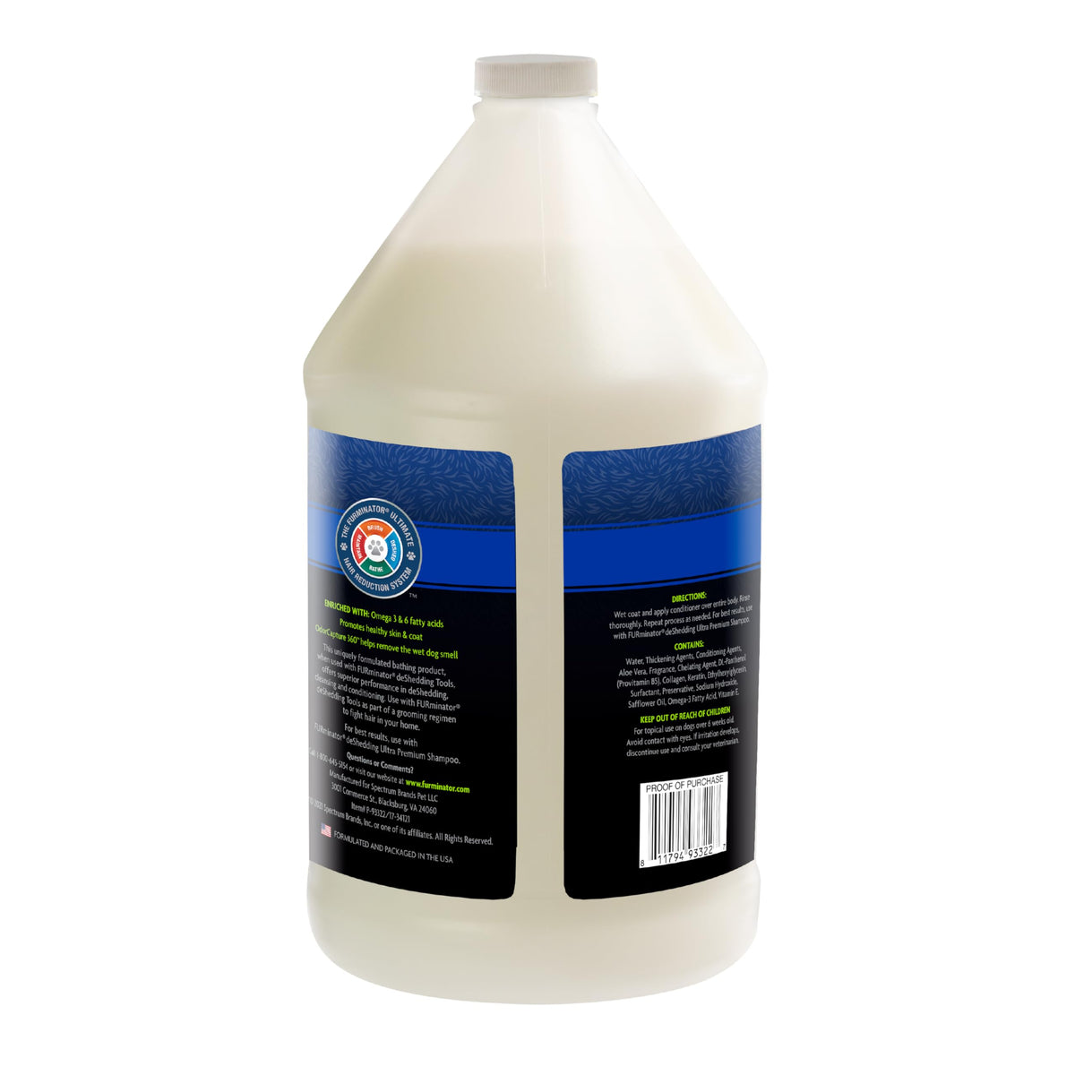 Premium deShedding Dog Conditioner 1 Gal with Pump P27875
