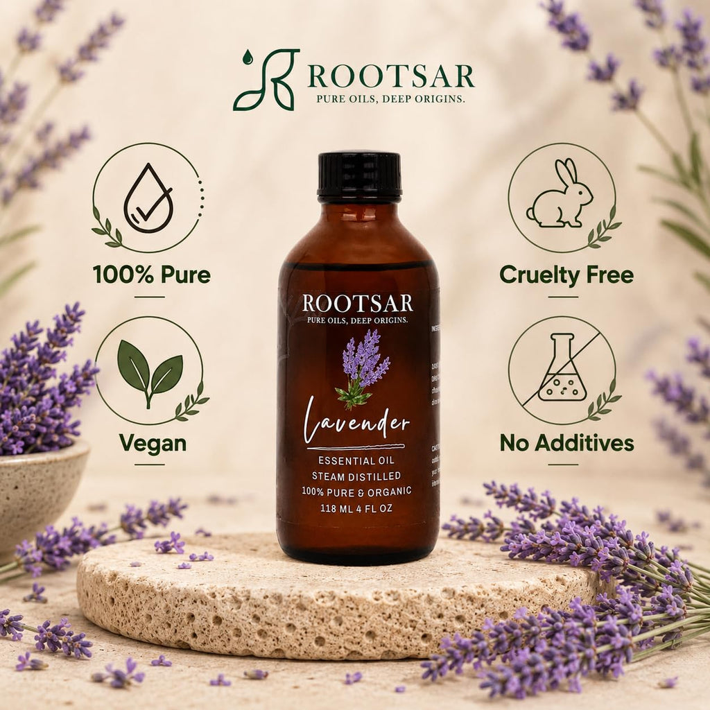 Pure Lavender Essential Oil 4 fl oz U669289