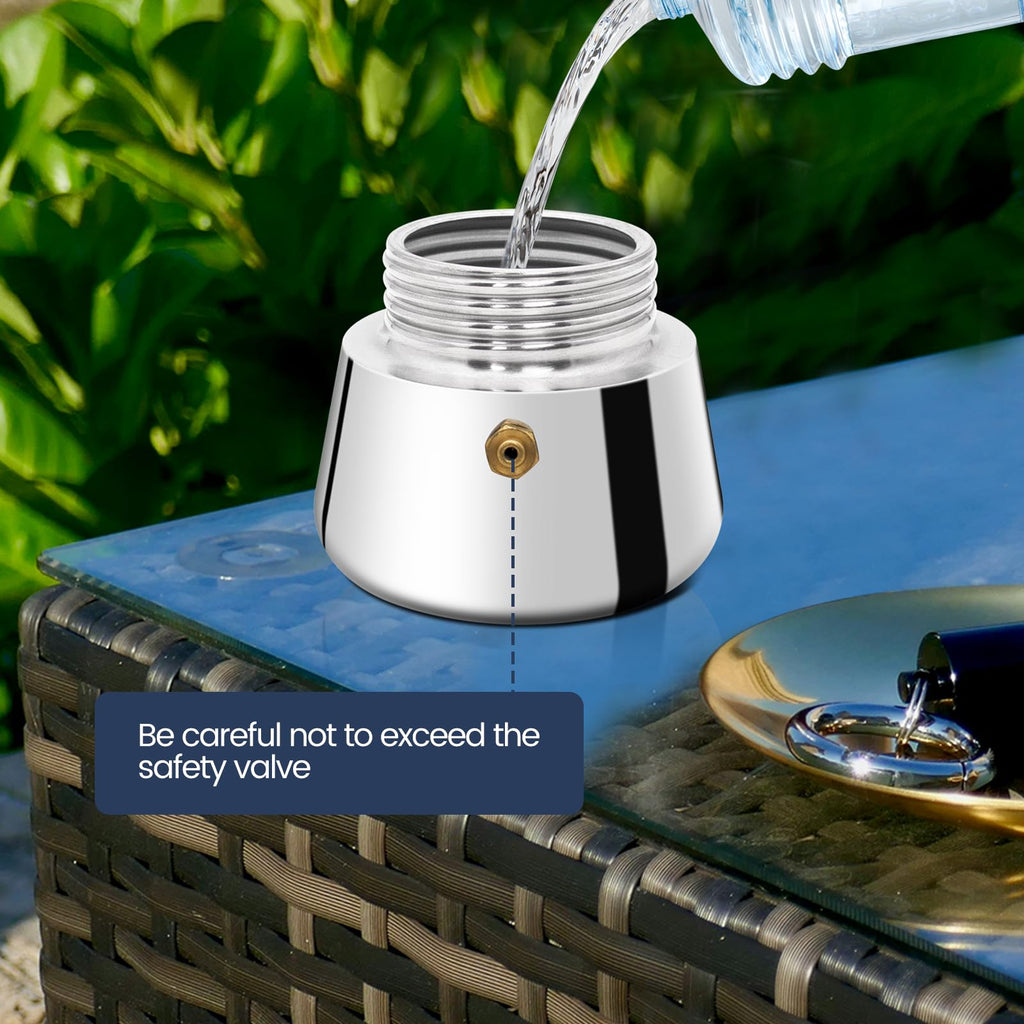 12 Cup Stainless Steel Moka Pot K293