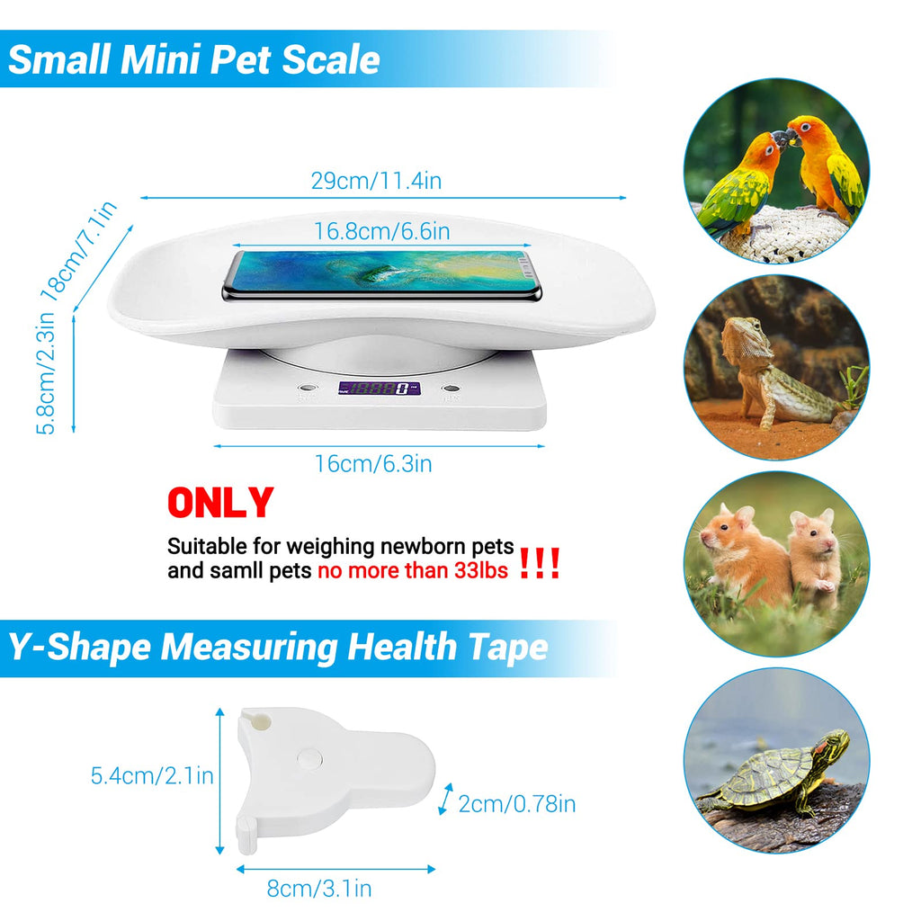 Pet Scale 33lb Capacity with Tape Measure I1331