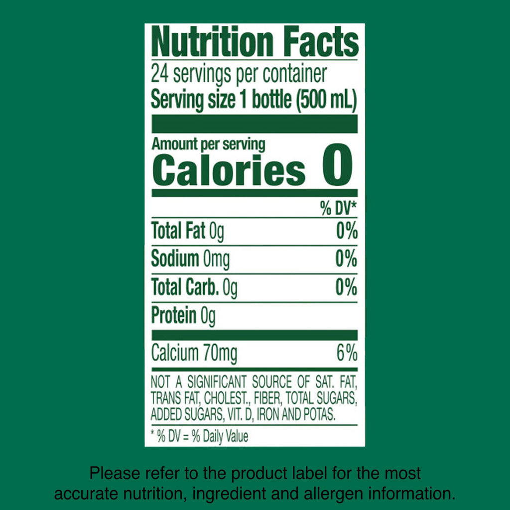 Carbonated Mineral Water Plastic Bottles 16.9 Fl Oz Pack of 24 A1193