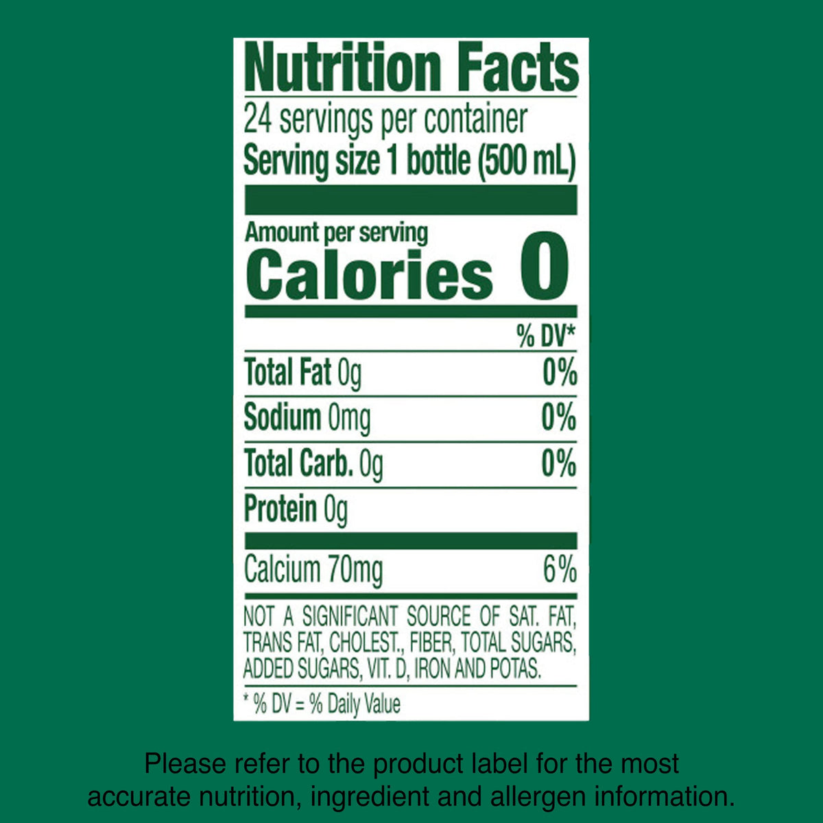 Carbonated Mineral Water Plastic Bottles 16.9 Fl Oz Pack of 24 A1193