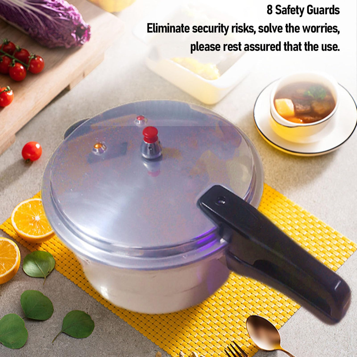 Aluminum Alloy Pressure Cooker, 18CM/3L I37612