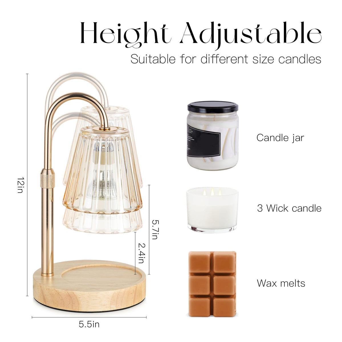Candle Warmer Lamp with Timer B28057