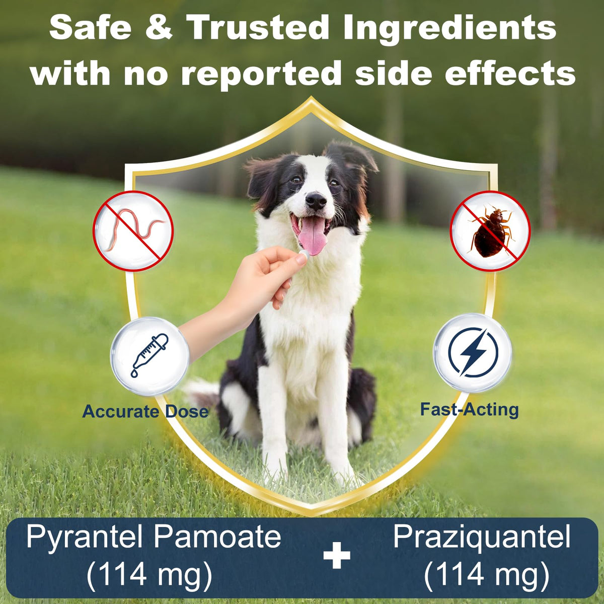 7-Way Dewormer for Dogs, 30 Tablets F949495
