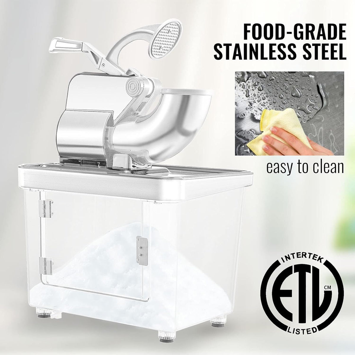 110V 300W Stainless Steel Electric Ice Crusher X86643