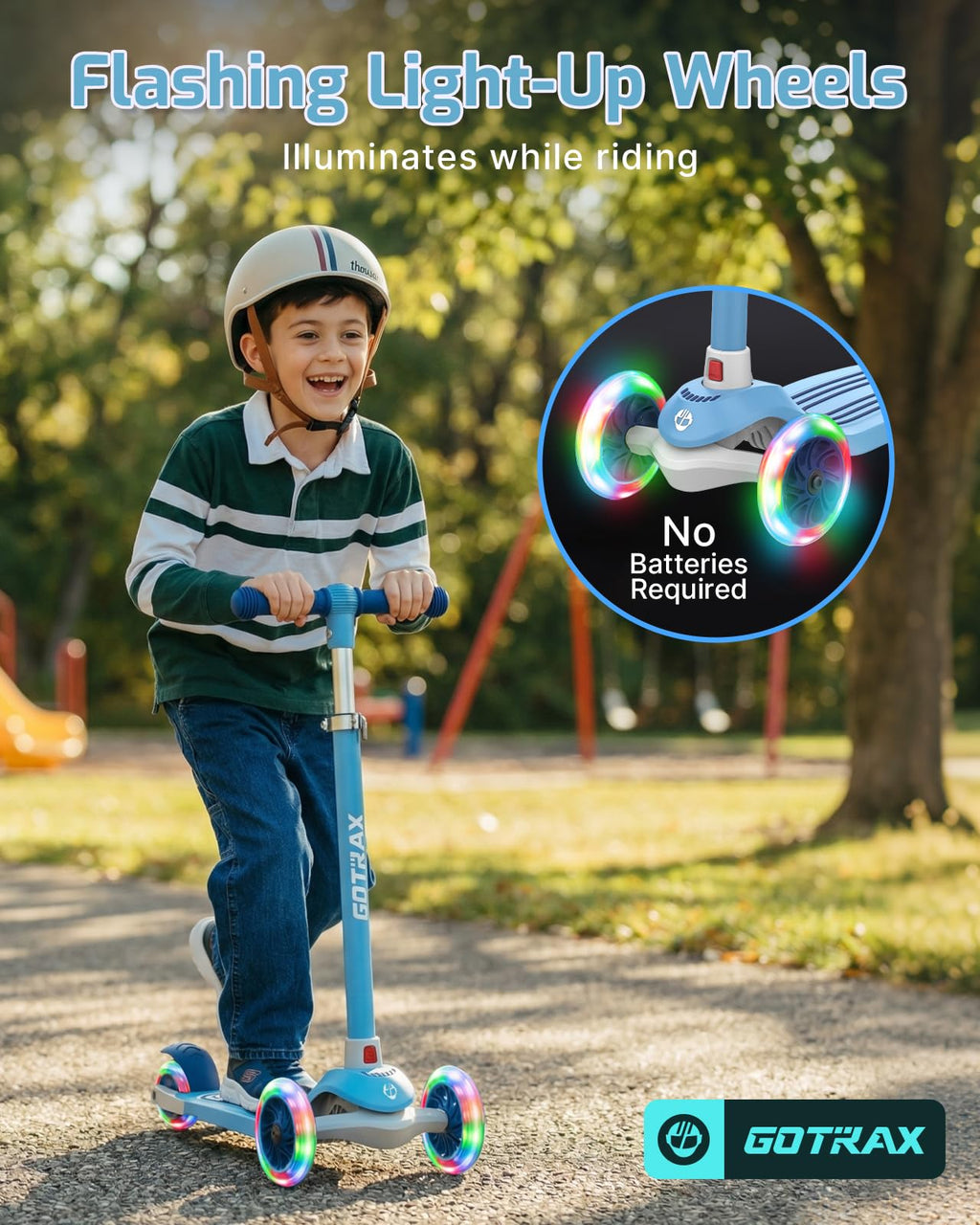 Kids 3 Wheels Kick Scooter R6363