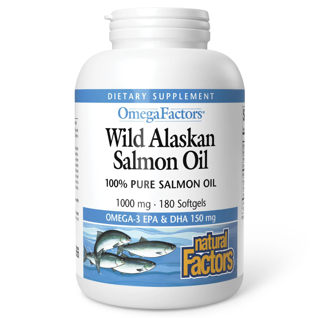 Wild Alaskan Salmon Oil 1,000 mg Omega-3 180 Softgels M503664