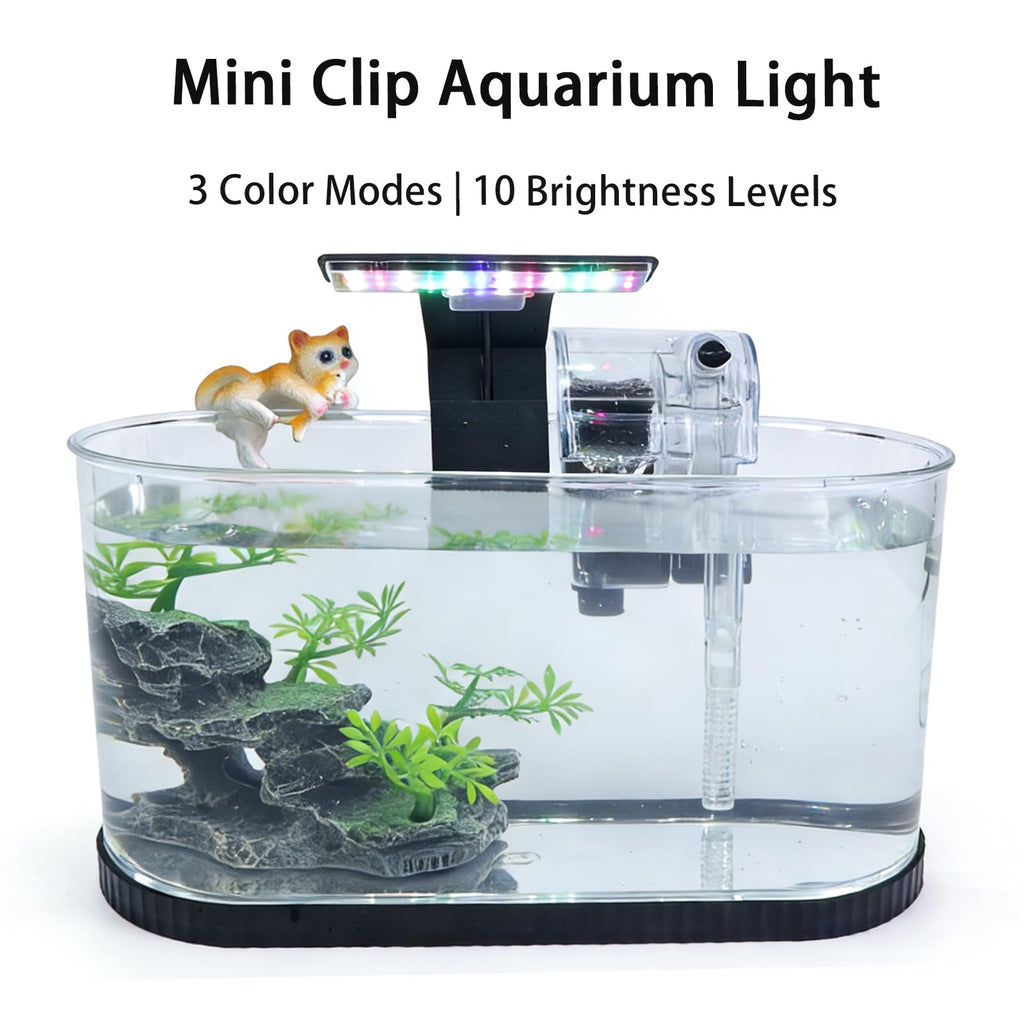 2 Gallon Fish Tank Kit with Filter and Light K70897