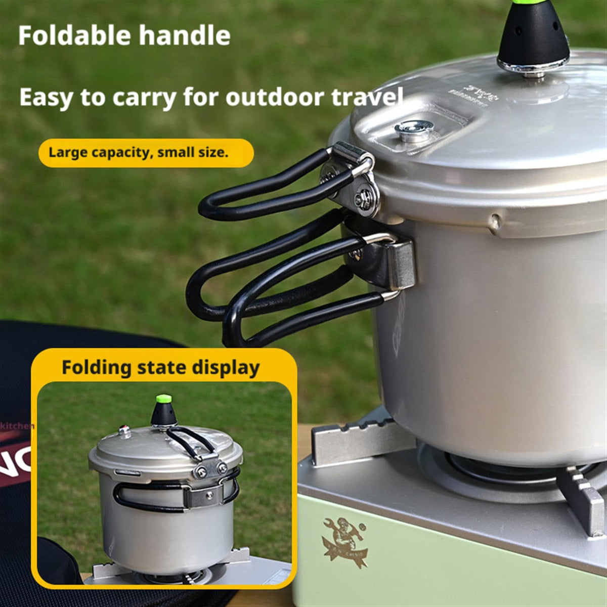 2L Aluminum Alloy Pressure Cooker S2482