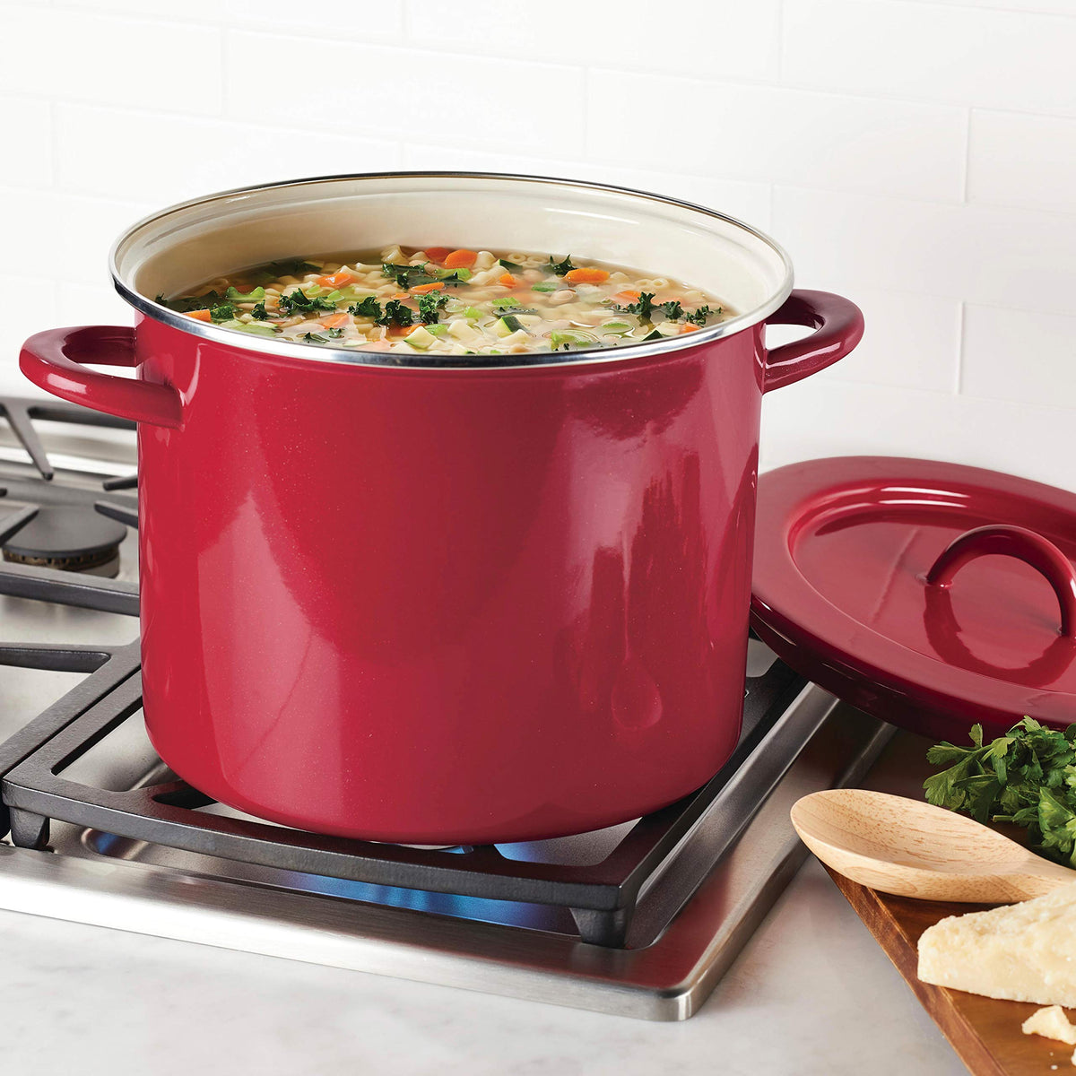 12 qt Induction Stock Pot with Lid Q30036