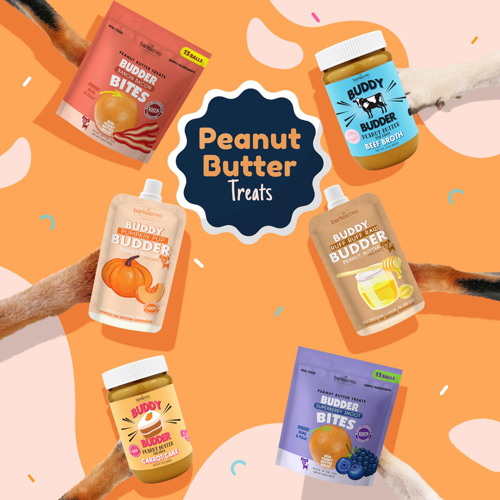 3 Pack 4oz Natural Peanut Butter Dog Treats J8350