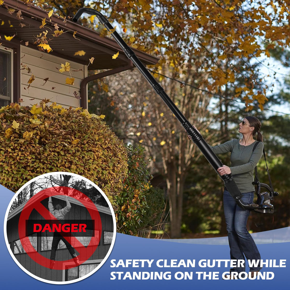 Universal Gutter Cleaning Tools for Leaf Blowers Q928