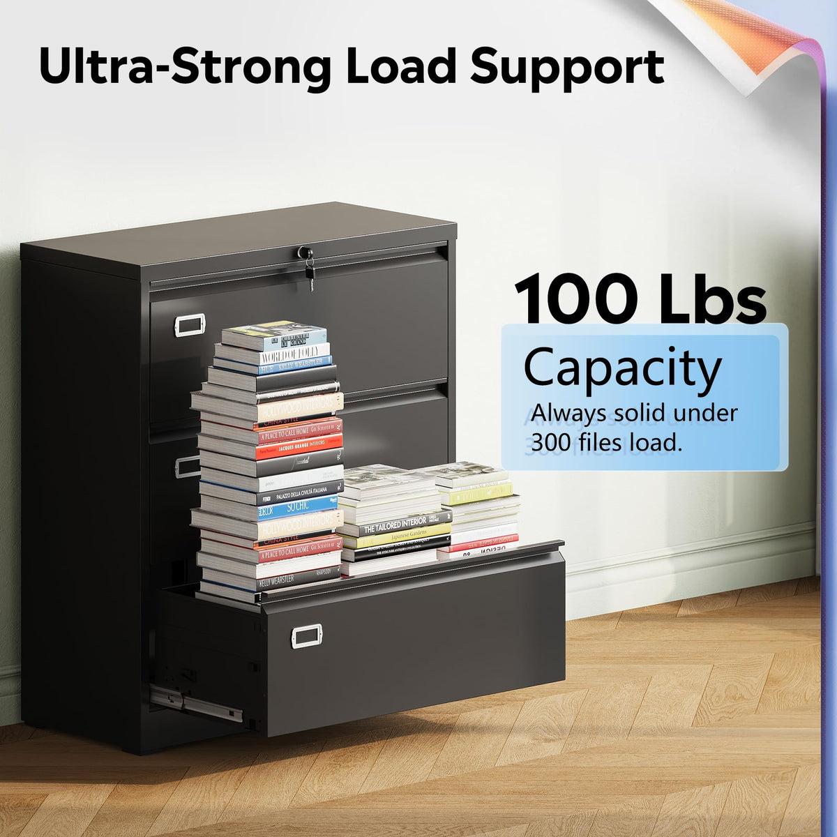 3 Drawer Lateral File Cabinet T10926