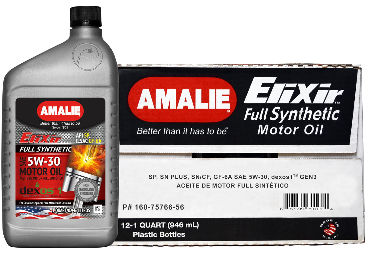 Full Synthetic 5W-30 Motor Oil 1 Quart Pack of 12 Z111