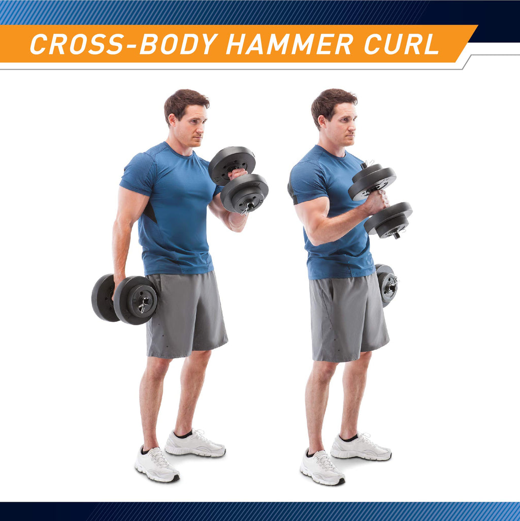 40 lbs Adjustable Dumbbell Set Y983708