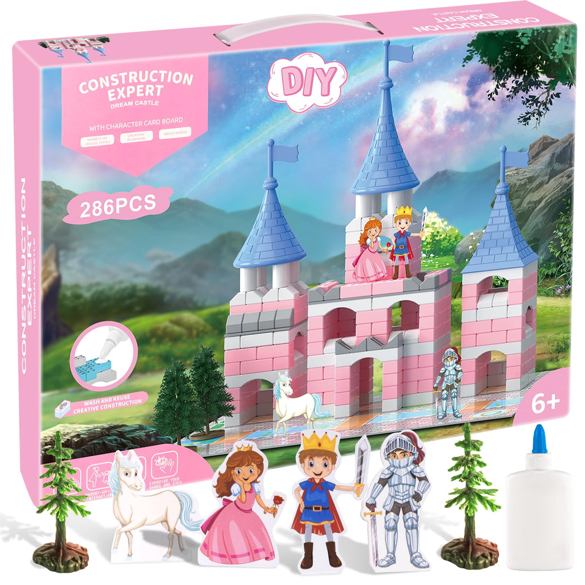 286 PCS Mini Brick Building Kit O53376