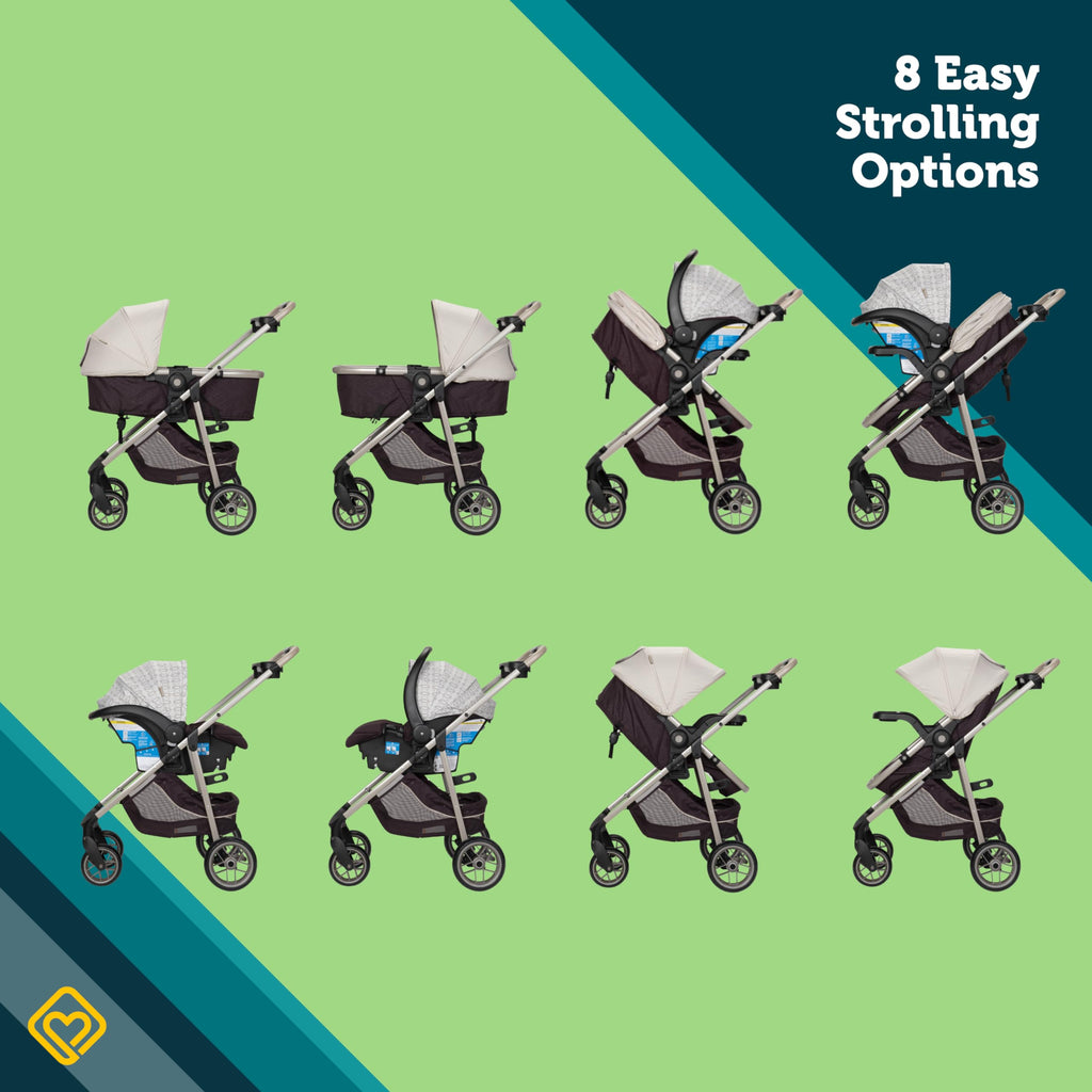 8-in-1 Stroller and Car Seat Combo R382909