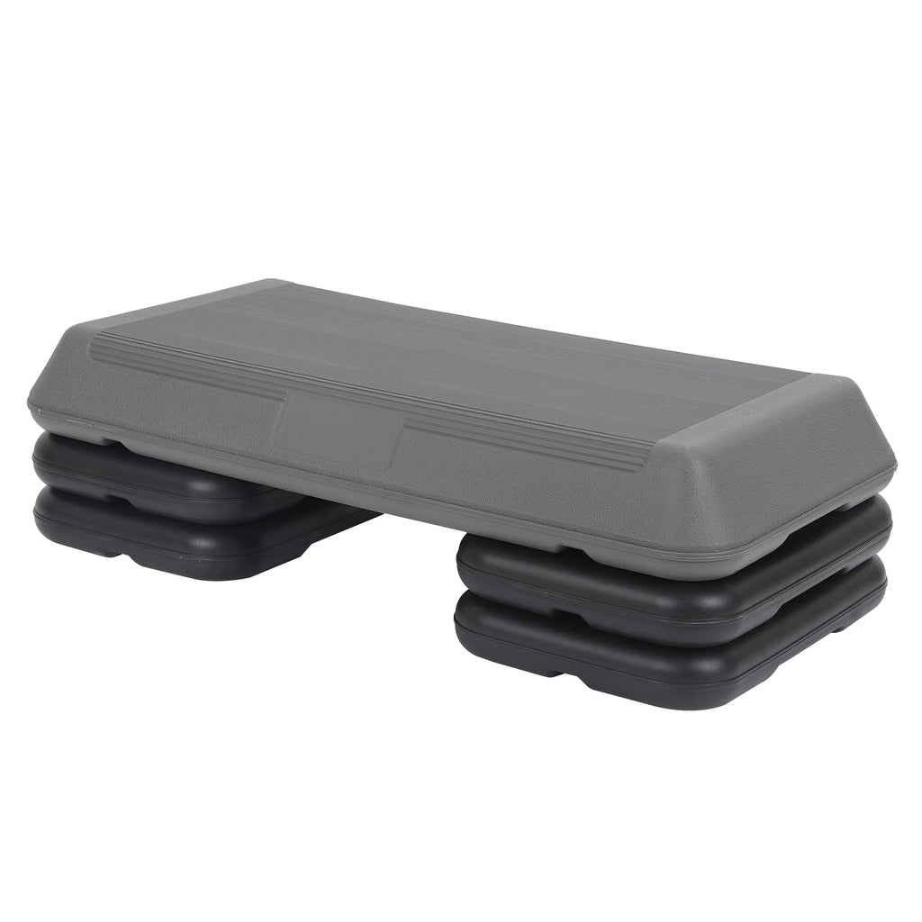 28.5'' Adjustable Exercise Step Platform with 4 Stackable Risers E9108