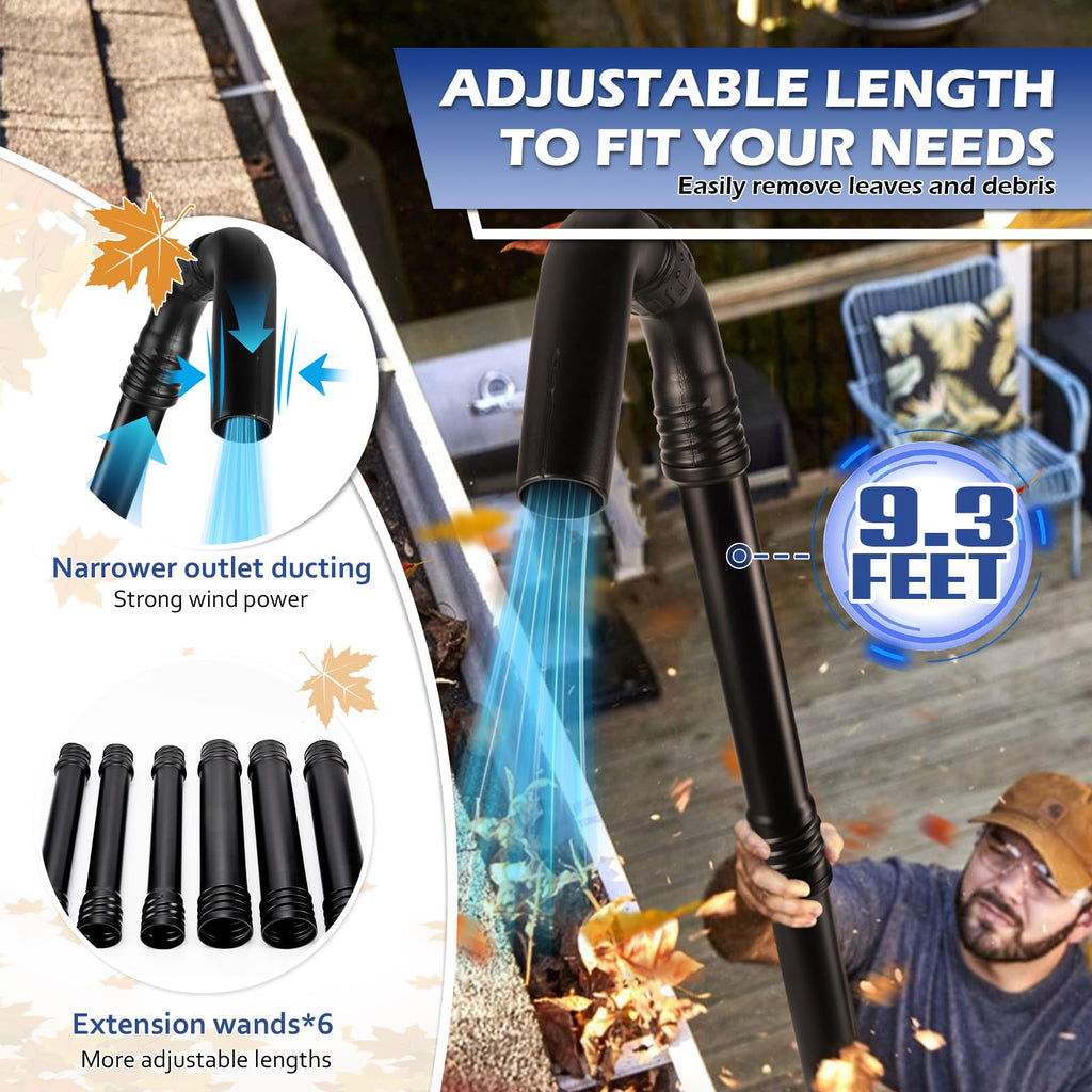 Universal Gutter Cleaning Tools for Leaf Blowers Q928