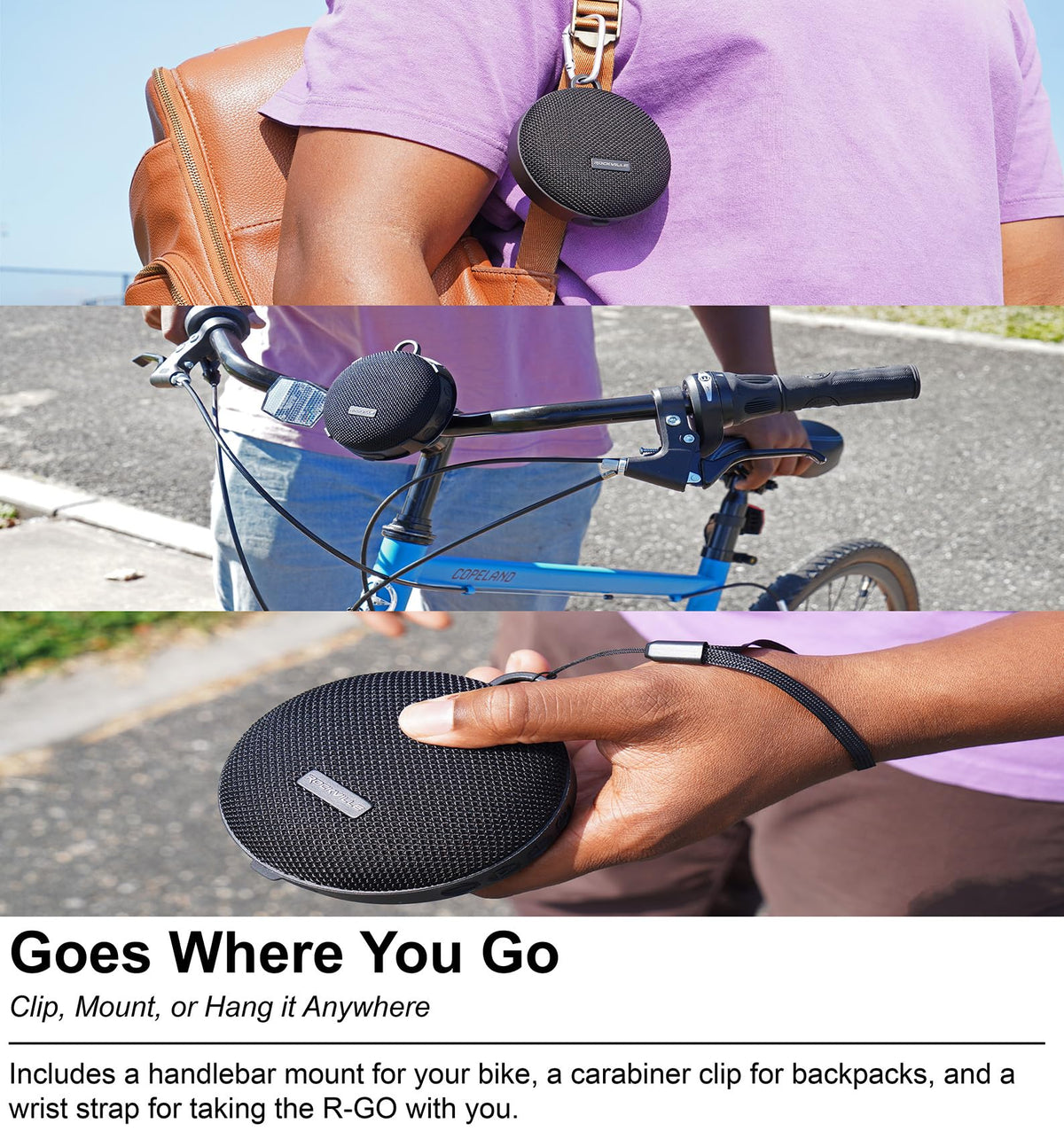 Waterproof Portable Bluetooth Speaker 2-Pack J363