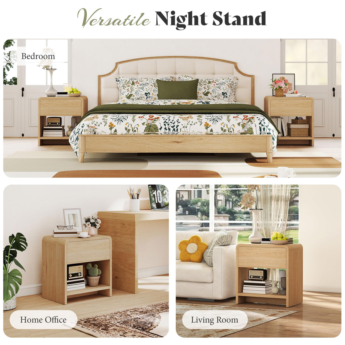 3-Piece Coffee Table Set with 2 End Tables U604673