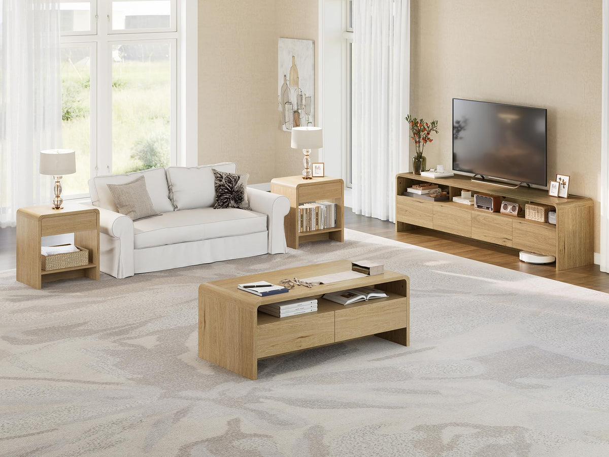 3-Piece Coffee Table Set with 2 End Tables U604673