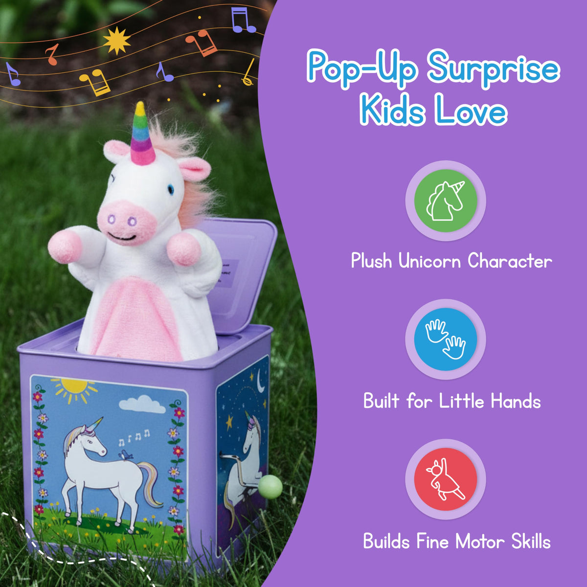 Unicorn Jack in the Box M549547
