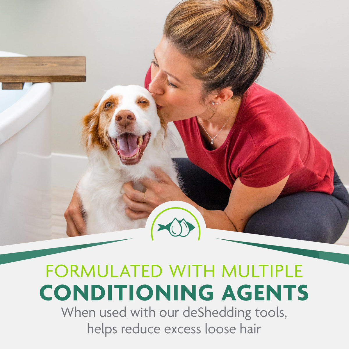 Premium deShedding Dog Conditioner 1 Gal with Pump P27875